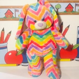 Stripes A Lot Colorful Rainbow Zig Zag Bunny BAB